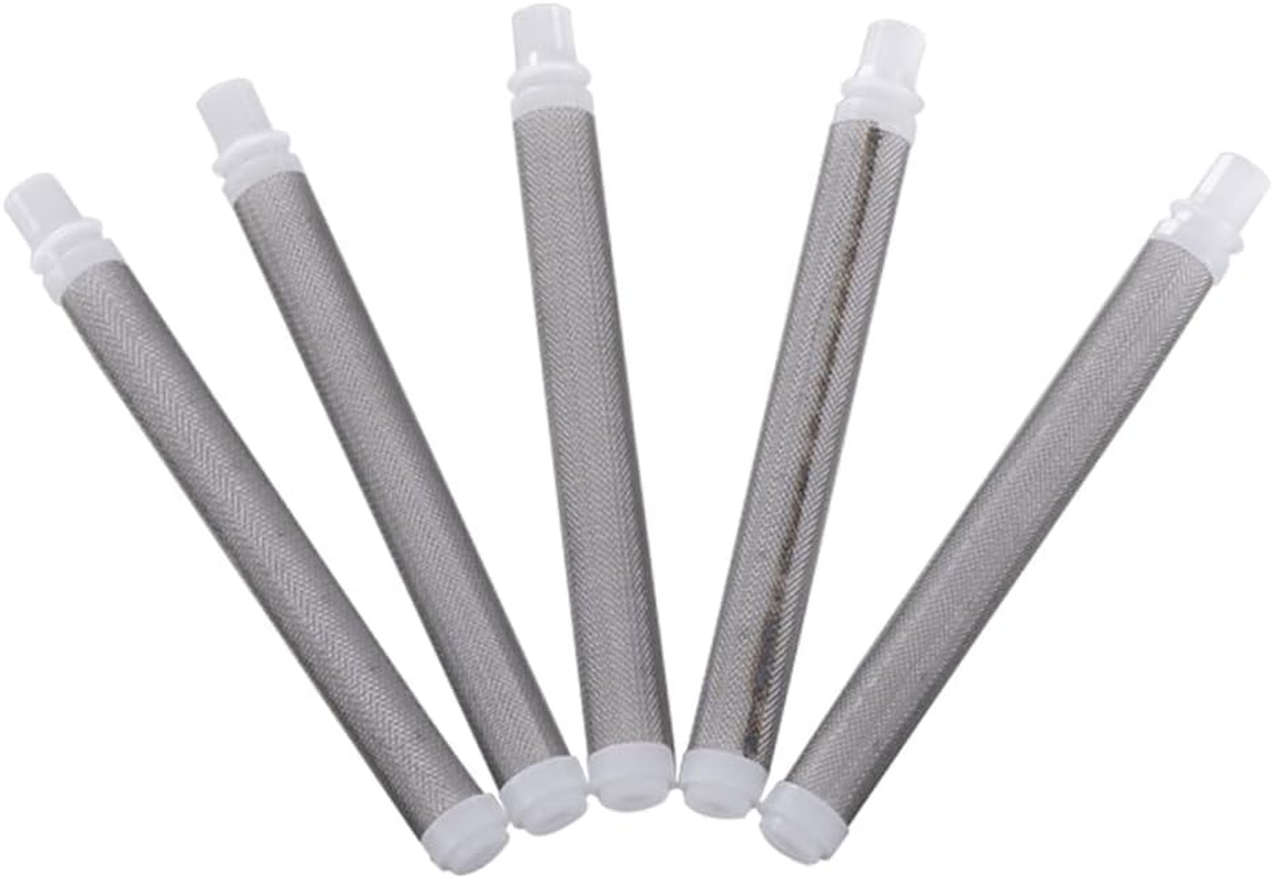 5 Pcs Airless Spray Gun Filters, 60 Mesh, Replacement for High-Pressure Airless Paint Spray Gun Accessories, Push-On Type image number 3