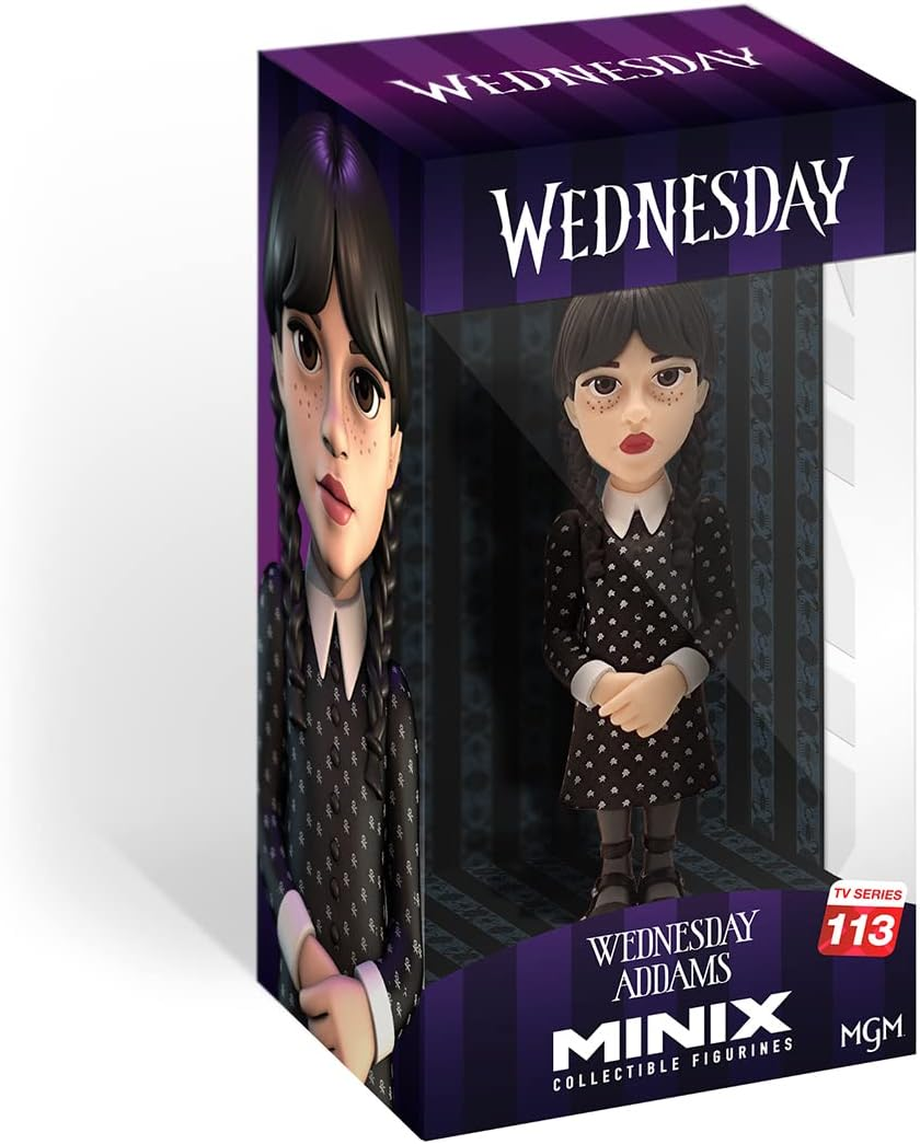MINIX COLLECTIBLE FIGURINES Minix Wednesday Addams Number 113 Collectable Figure 12 Cm - Gabriel Jesus image number 7