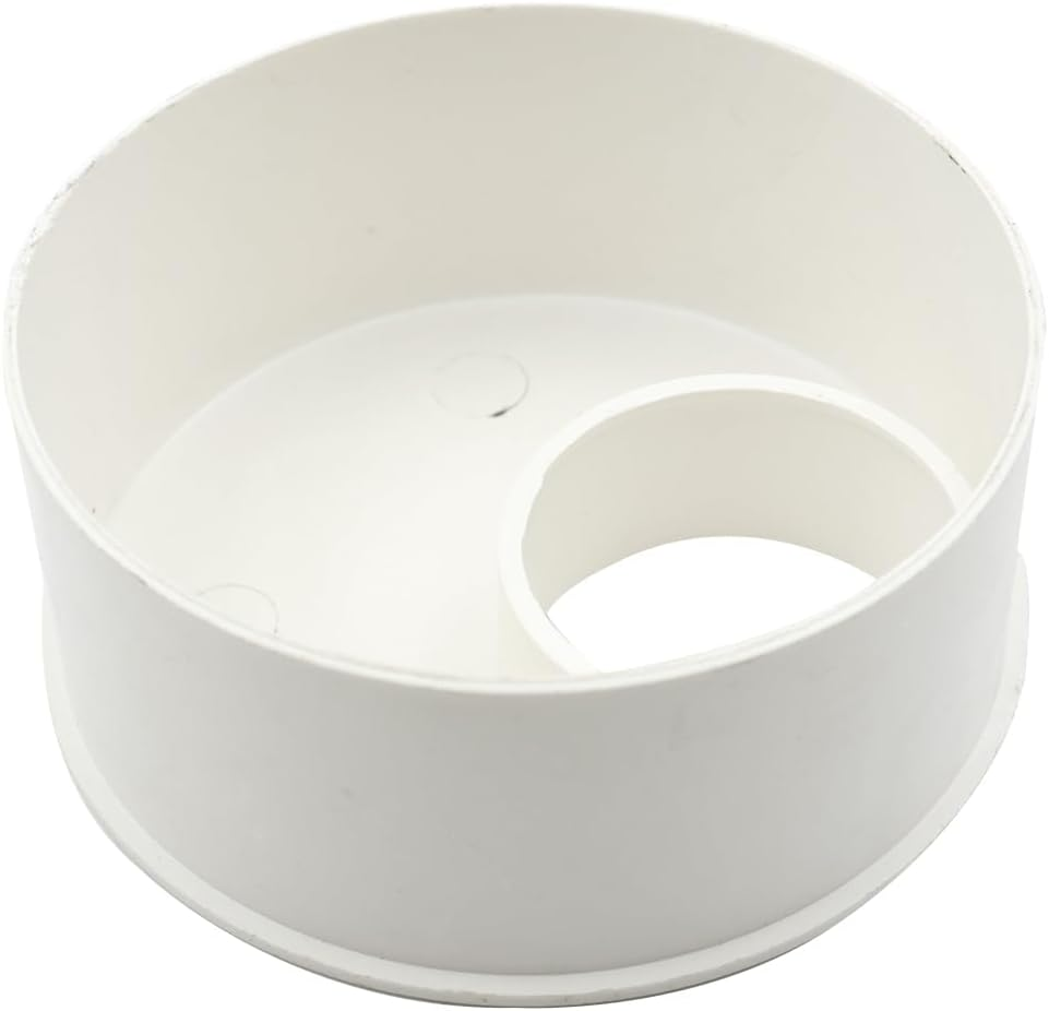 Namvo 2 Piece Soluble Sewer Pipe Reducer 110Mm to 50Mm Push Fit Soluble Welded Connector Drain Pipe Fitting Reducer Connector for Sewer Pipe