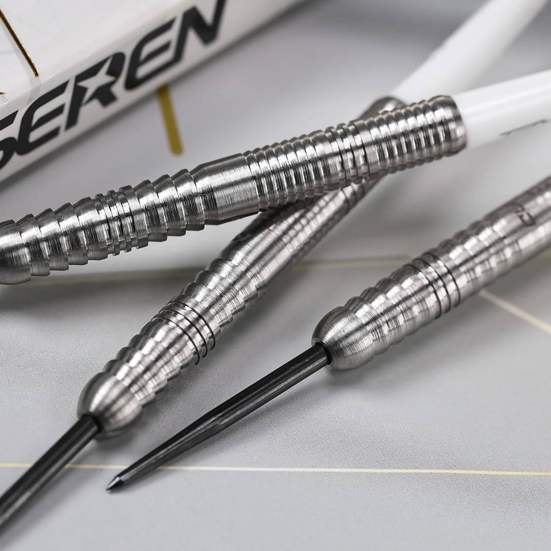 RED DRAGON Darts - Seren Pure 1 22G - 90% Tungsten Professional Steel Tip Dart Set with Dart Flights and Dart Shafts image number 6