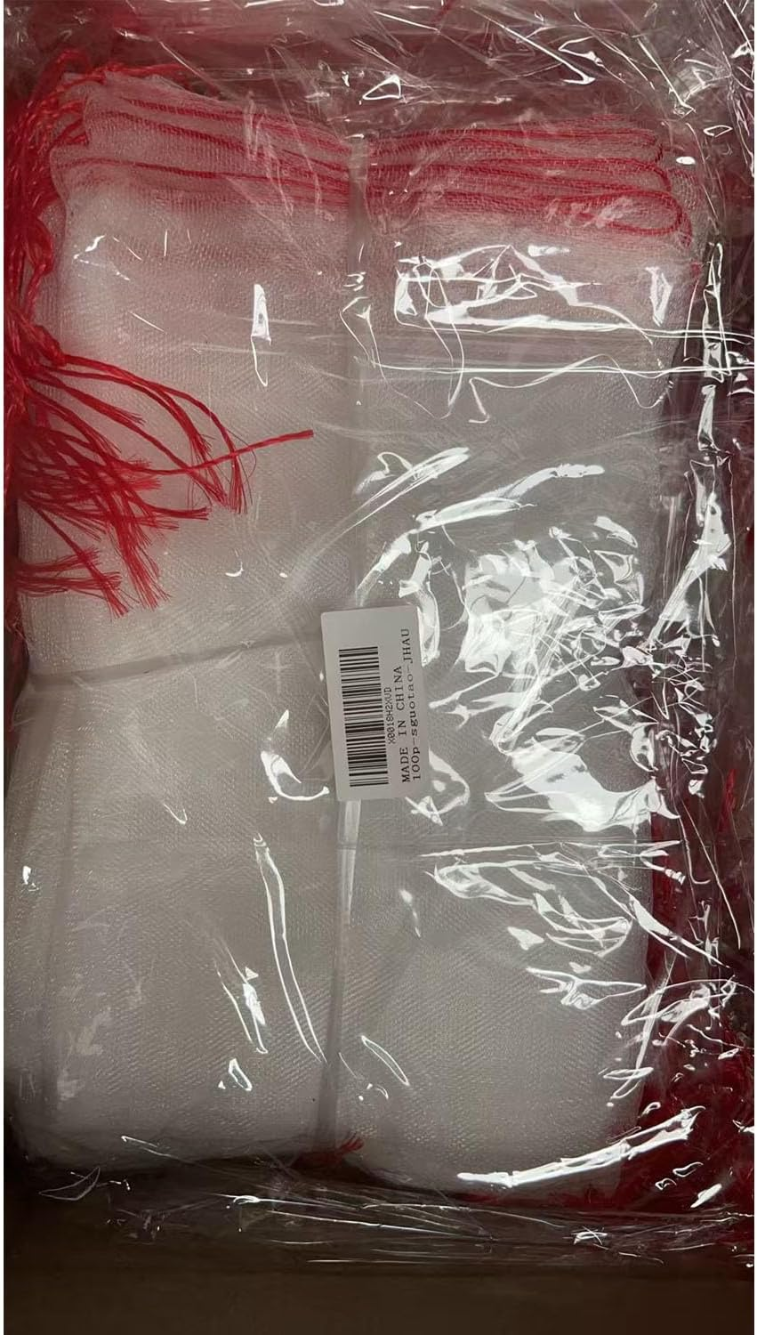 100 Pcs Fruit Protection Bags- Birds Insects Mosquito Bug Squirrels Insect Pest Net Bag for Garden Plant Flower Fruit (10 X 6 Inch) image number 3