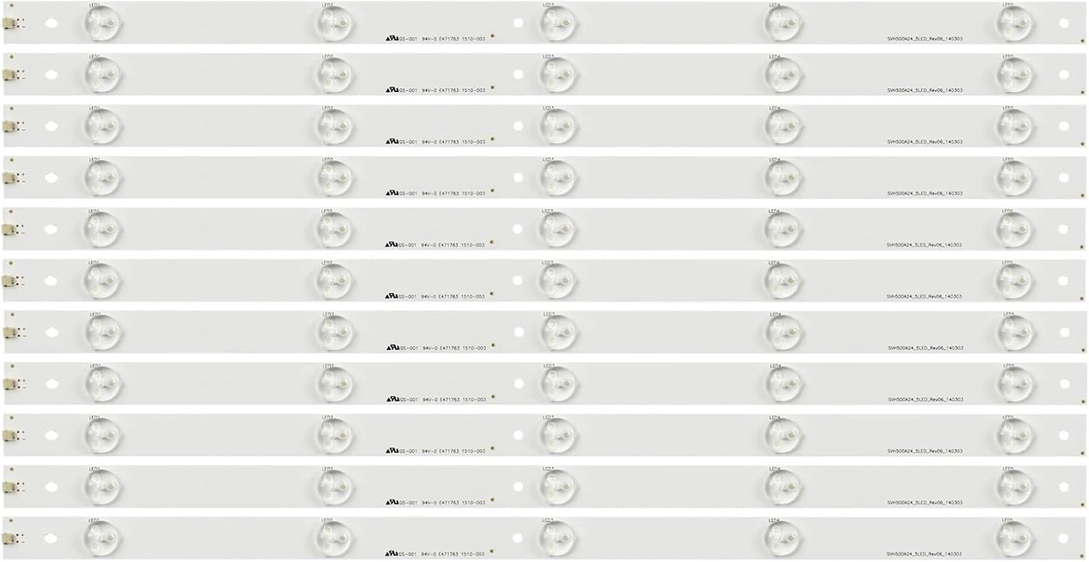 ALMVIS 11 Pcs/Set LED Backlight Strip HD500DF-B54/58 LTDN50D LTDN50K LTDN50K220WTEU T550HVN07.1 SVH500A24 LTDN50D36TUK LED TV Light(1 Set 11Pcs) image number 4