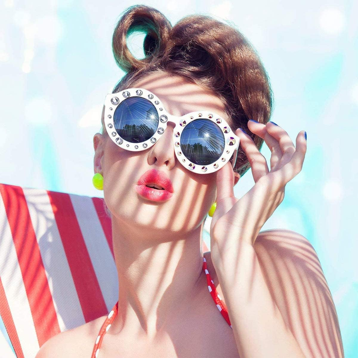 Art Rhinestone, 1440Pcs Nail Art Rhinestones, round Glass Crystal Gemstone for Clothing, Shoe Bag, DIY Decorations image number 3