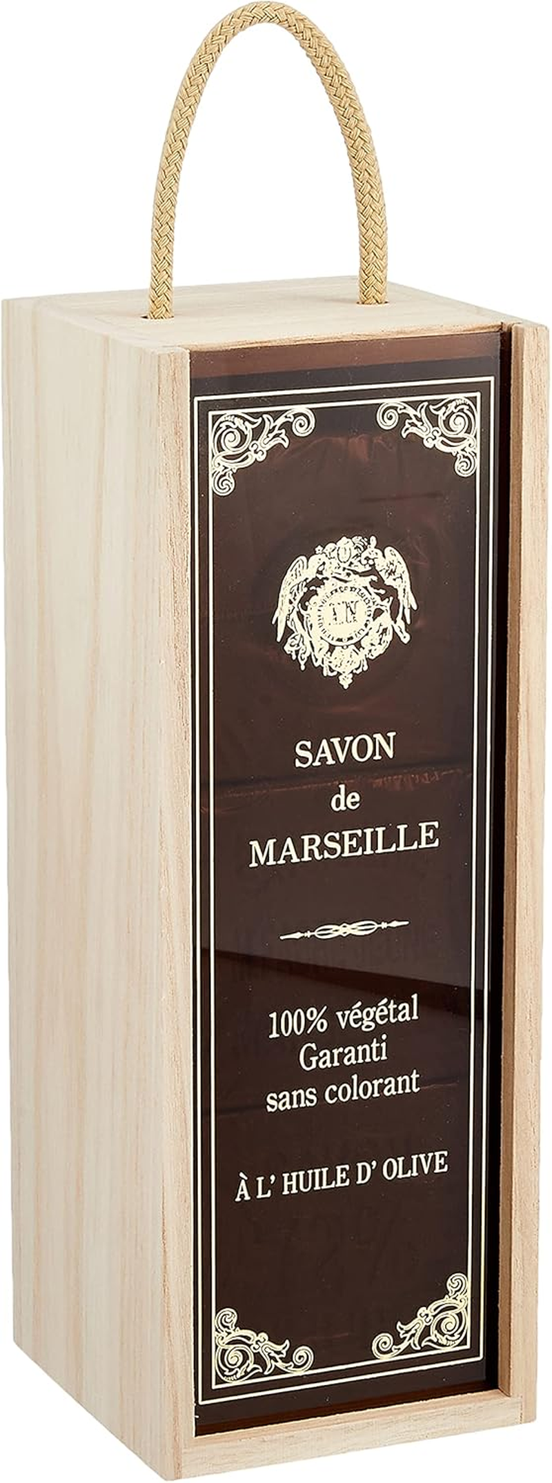 Geepe Creates Marius Fabre Savonde Marseille Soap Wooden Box Gift Olive