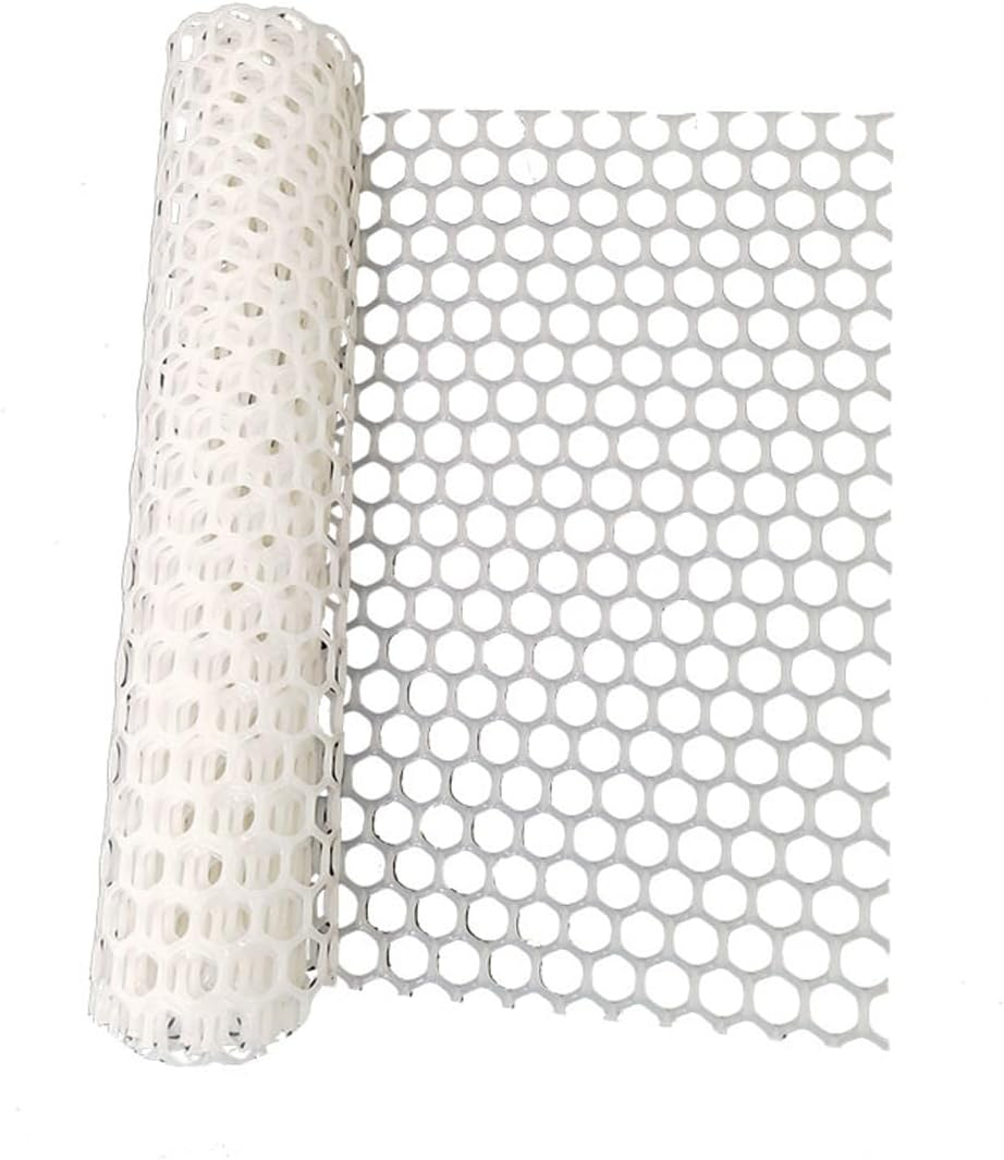 AIMALL Pet Fence Barrier Net for Dog Cage and Cat Pen Anti-Escape Grid Sheet Cuttable HDPE Mesh Panel 78.74In X 15.74In for Indoor Pet Safety image number 4