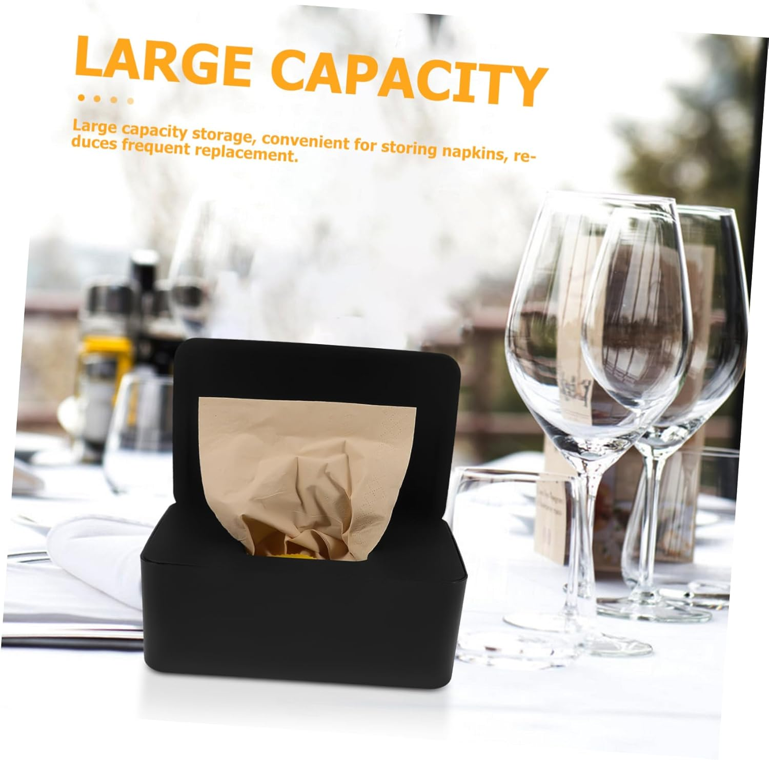 Wet Wipes Storage Box Refillable Plastic Holder Lid for Diapers Wipes Holder Facial Towel Container Tissue Storage Container image number 6