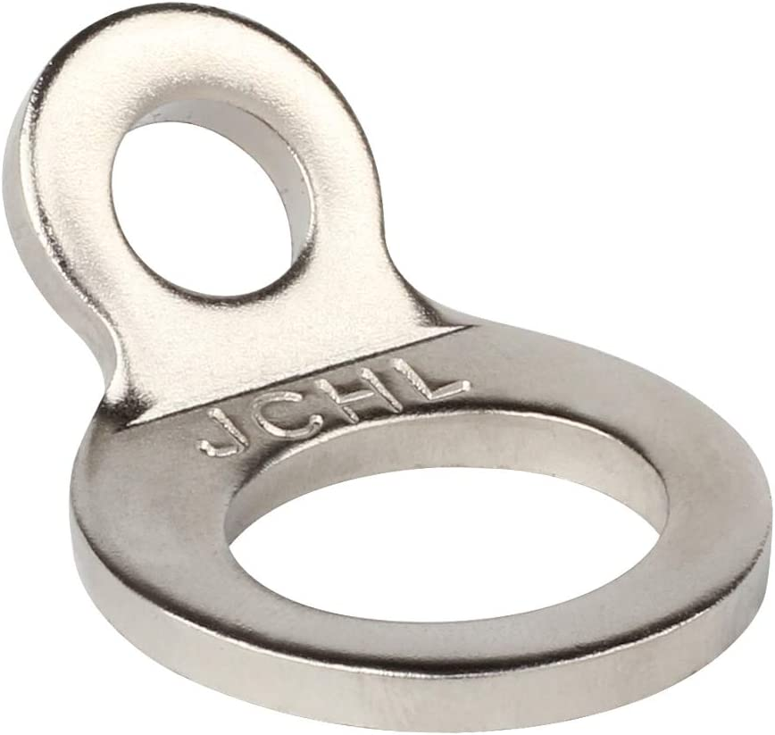 JCHL Stainless Steel Multi-Purpose Tie-Down Anchors Hooks Dirt Bike Tie down Strap Rings for Motorcycle Dirtbike ATV Trailer Truck Rosa-Gold (4-Pack) - 4-Pack image number 2