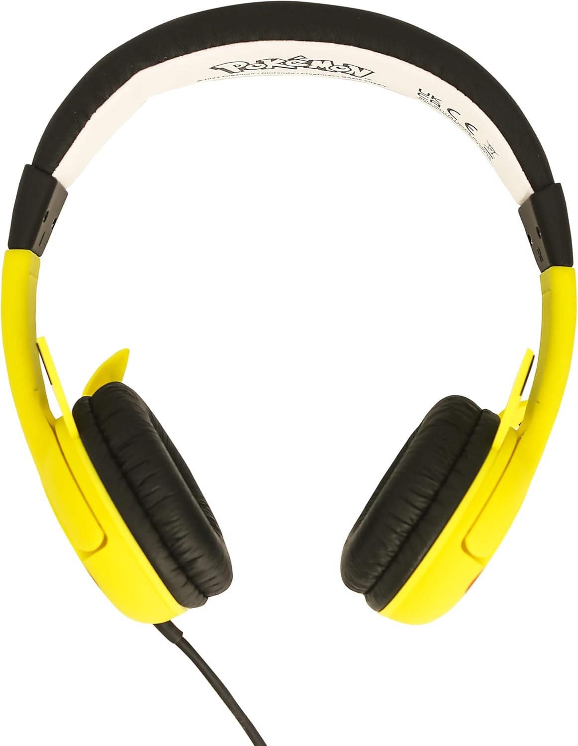 OTL Technologies PK1178 Pokemon Pikachu Ears Kids Wired Headphones Yellow image number 6