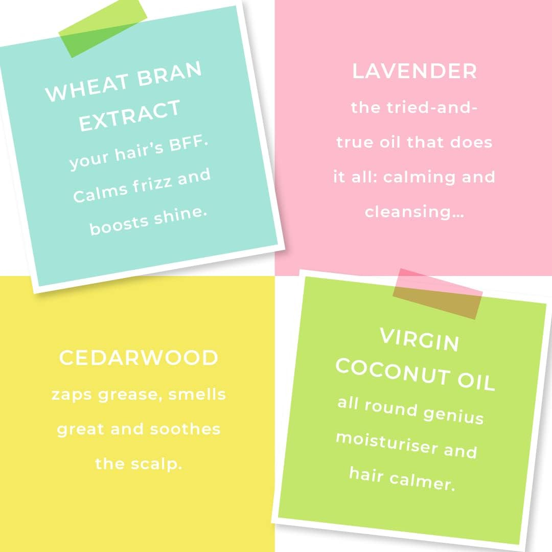 Spots & Stripes - Happy Hair High Shine Shampoo for Girls, 92% Natural Kids Shampoo, Leaves Hair Smooth, Sweet-Smelling and Shiny, Sulphate Free (250Ml) image number 6