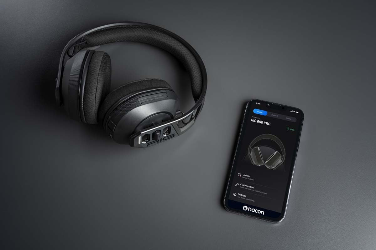 Nacon Headphones with Microphone Sans Fil Rig 600 Pro HX Black image number 2