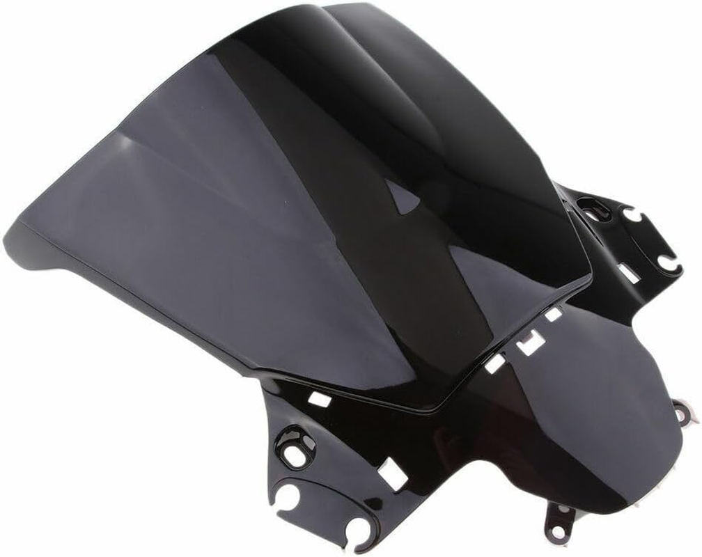 TDR Black Double Bubble Windscreen Windshield ABS Replacement CBR250R 2011 2012 2013 Motorcycle Fairing Screen Accessories Parts image number 2