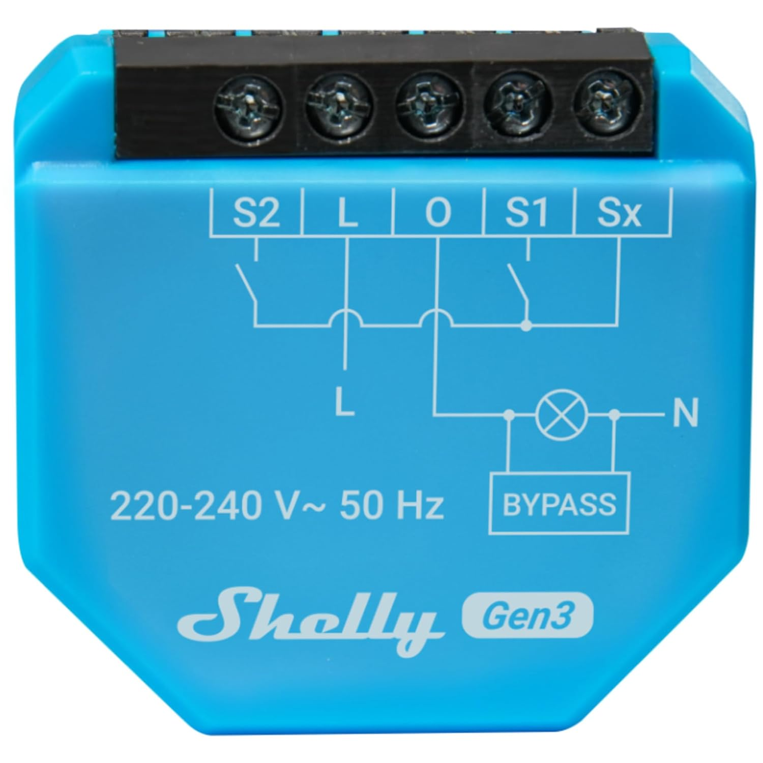 Shelly 2L Gen3 with Bypass, Wifi Smart Switch, 2 Channels, Alexa and Google Home, No Hub Required, Remote Control, No Neutral Conductor Required, Flush Mounting, Controls Loads over 5 W image number 4