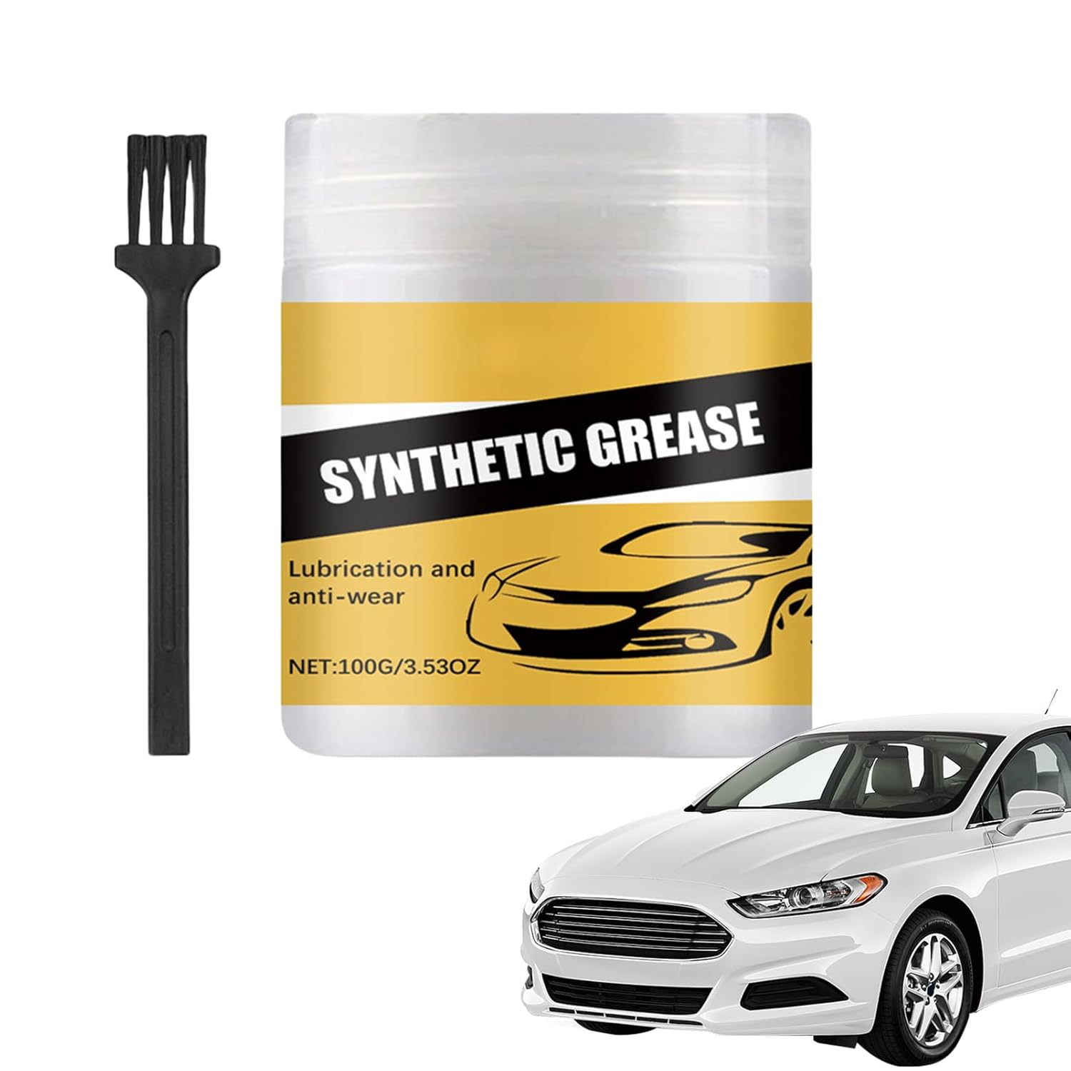 Wheel Bearing Grease - Wheel Bearing Lubricant | Multi-Purpose Lubricant 100G for Maintenance Auto Garage Brake Trailer Chain Automotive Applications and Equipment Care image number 1