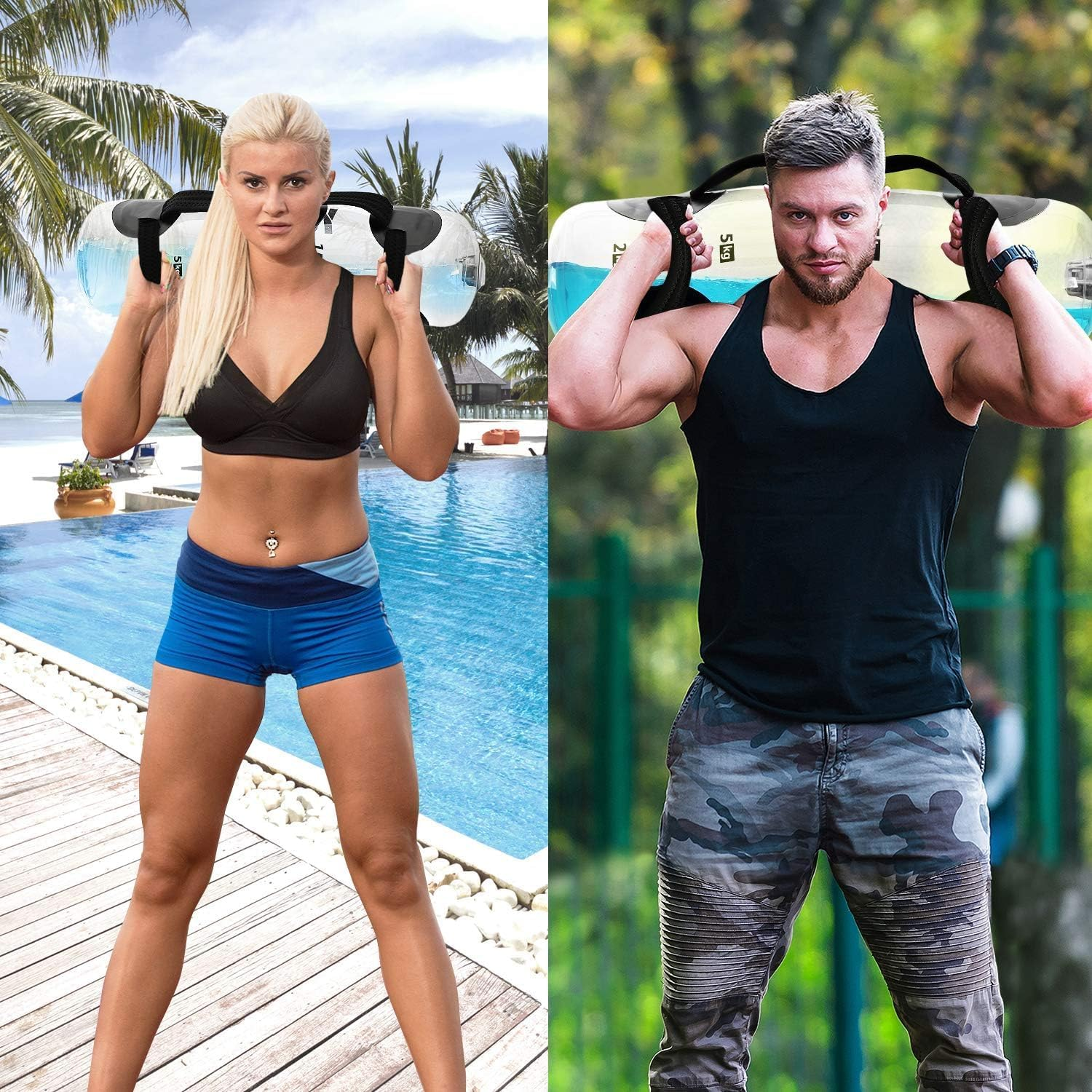 Yes4All Aqua Weight Bags for Full Body Training, Challenge Weight Bag - Substitute for Sandbag image number 5