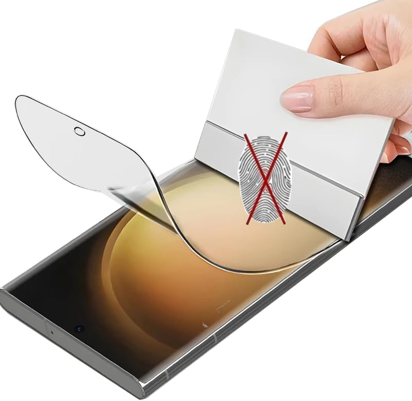 Matte Hydrogel Film for Samsung Galaxy S23 Ultra 6.8 Inch Anti-Glare Gel Film TPU Screen Protector Flexible HD Clear Anti-Fingerprint Ultra Thin Anti-Reflection Pack of 2