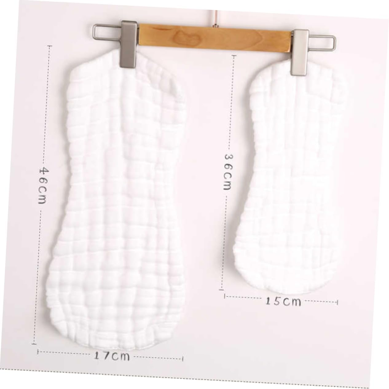 5Pcs Pure Cotton Gauze Diaper for Reusable Diapers Newborn Cotton Nappies Years Old Comfortable and Soft image number 3