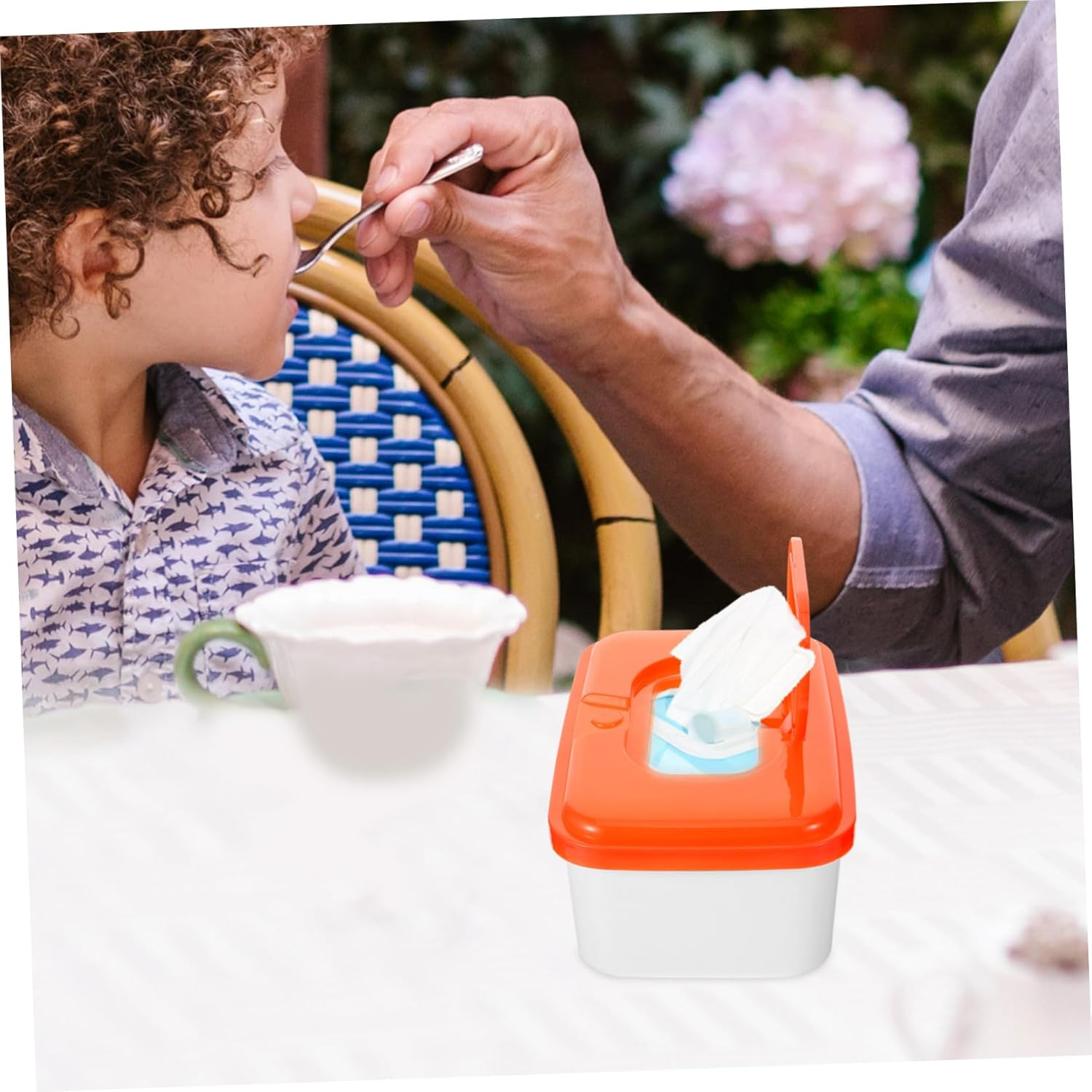 Baby Wipes Dispenser 2Pcs High-Profile Pp Plastic Wet Wipe Container Tissue Holder Portable for Travel Use Random Color image number 1