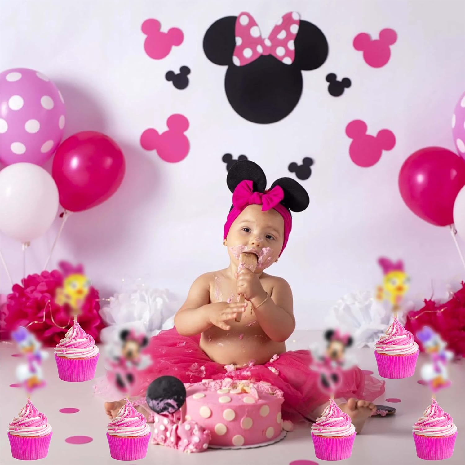 Mine Muse Cupcake Topper &ndash; Charming and Fun Dessert Decorations for Princess-Themed Birthdays and Disney-Inspired Celebrations image number 4