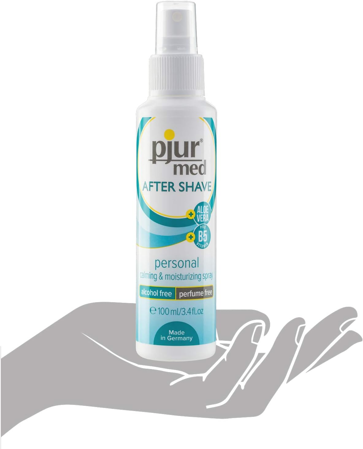 Pjur Med after SHAVE Spray - Care Spray for Women and Men - Gentle Skincare with Aloe Vera - Effective Protection against Razor Burn (100Ml) image number 5