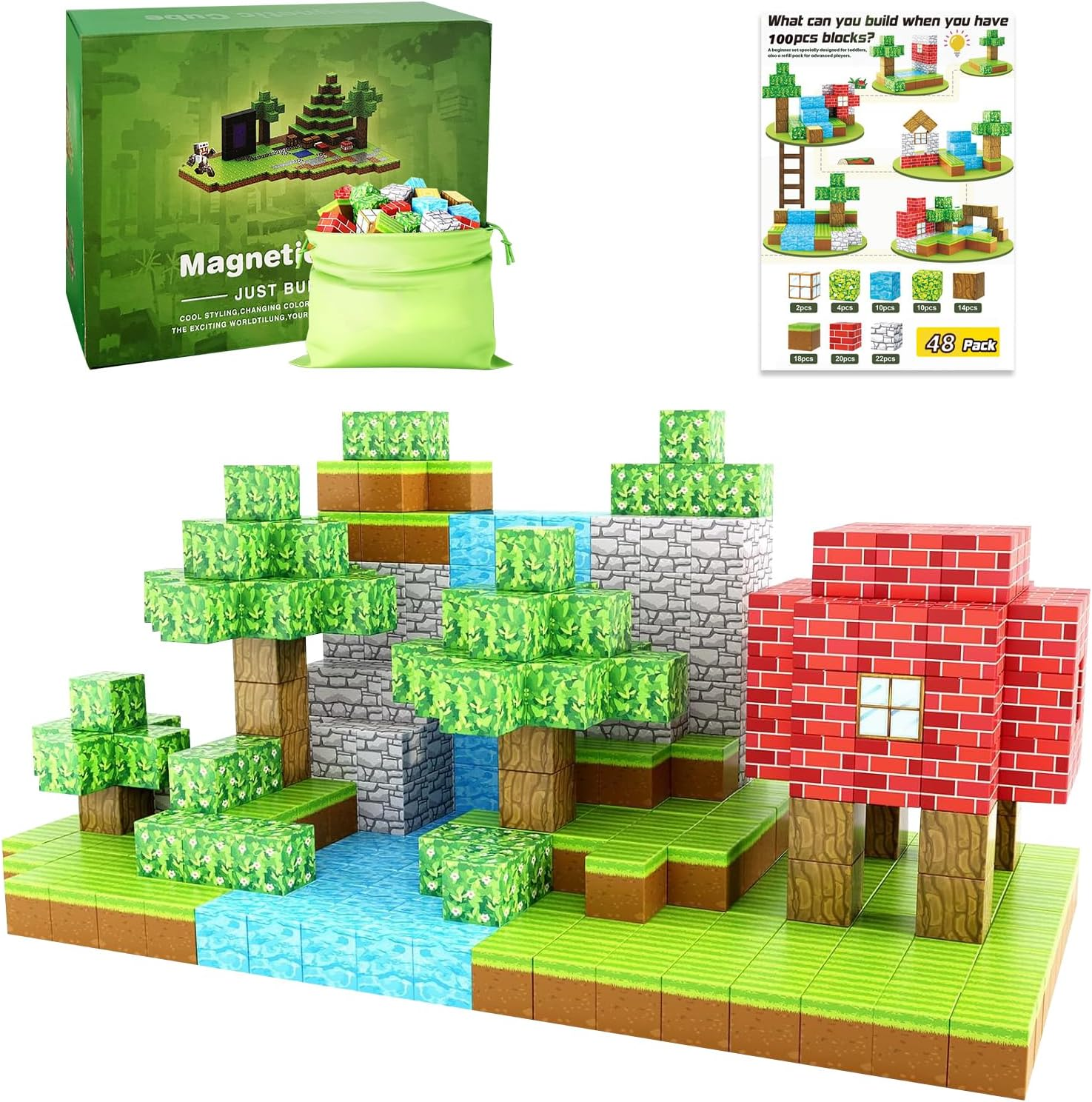 Magnetic Blocks - Build and Explore the Digital World with Magnetic Toys for Kids image number 3