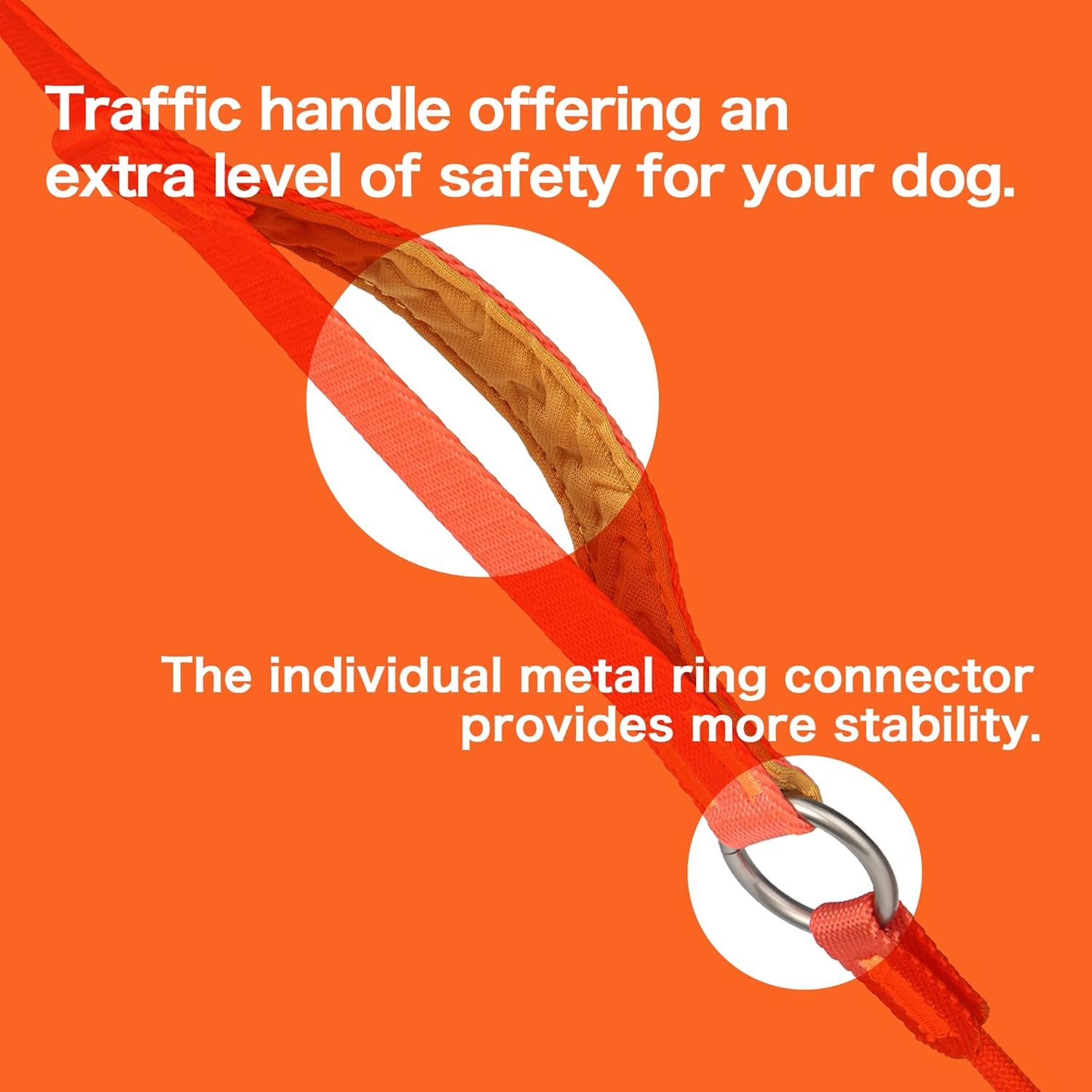 HOWGO Dog Slip Lead Dog Leash,Training Leash,Cinch Leash, No-Pull Slip Leash and Collar,Heavy Duty&Durable,Padded Handle,For All Breeds(Green, 3.6FT) image number 6