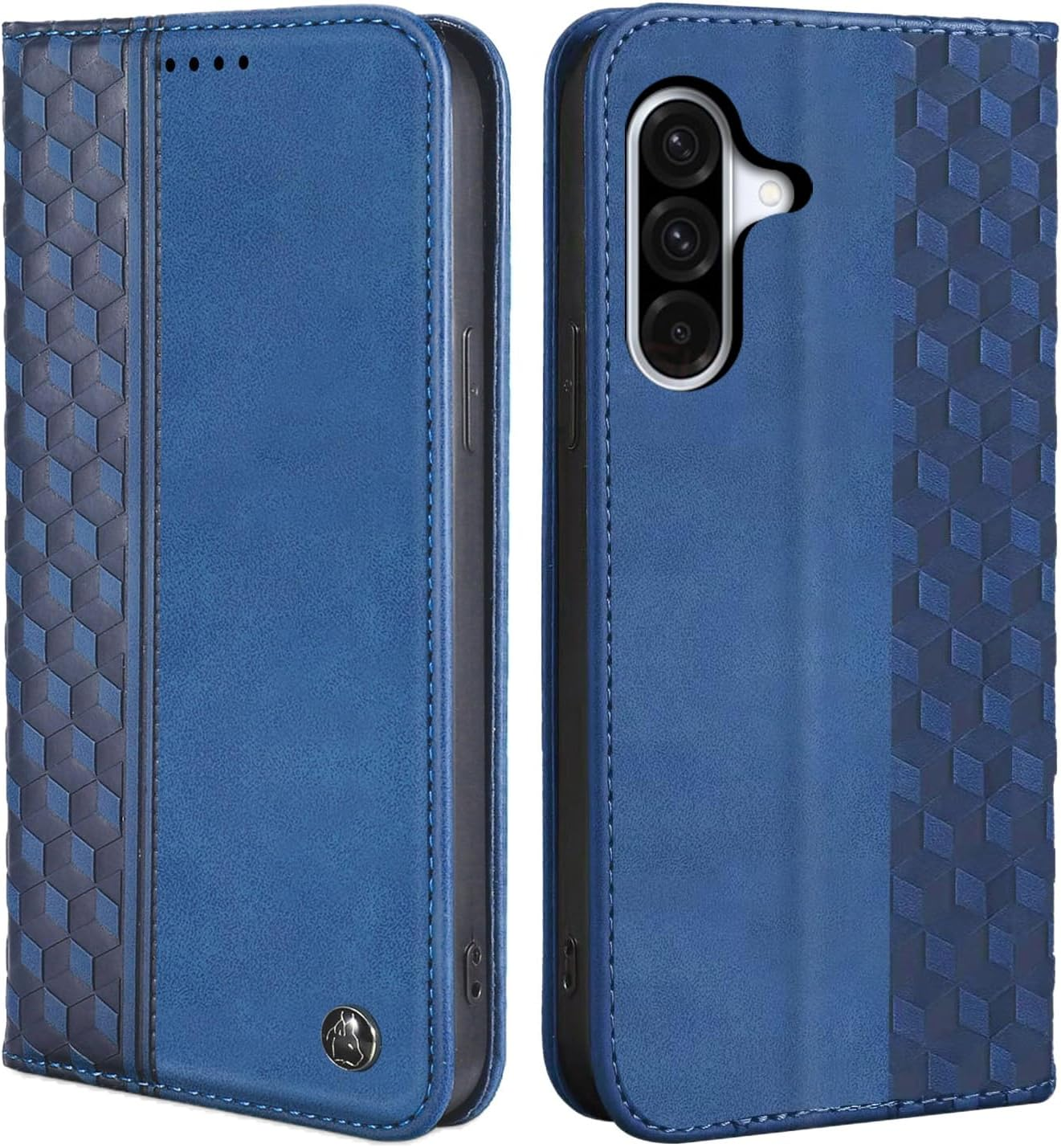 CXTCASE Case for Samsung Galaxy A17, Shockproof PU Leather Flip Folio Cover with Card Slots, Magnetic Wallet Case for Samsung Galaxy A17, Black