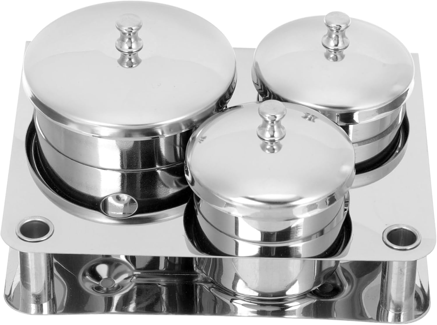 Zerodeko Manicure Kit of Stainless Steel Cups Nail Art Cup Powder Mixing for Nail Gel Salon image number 3