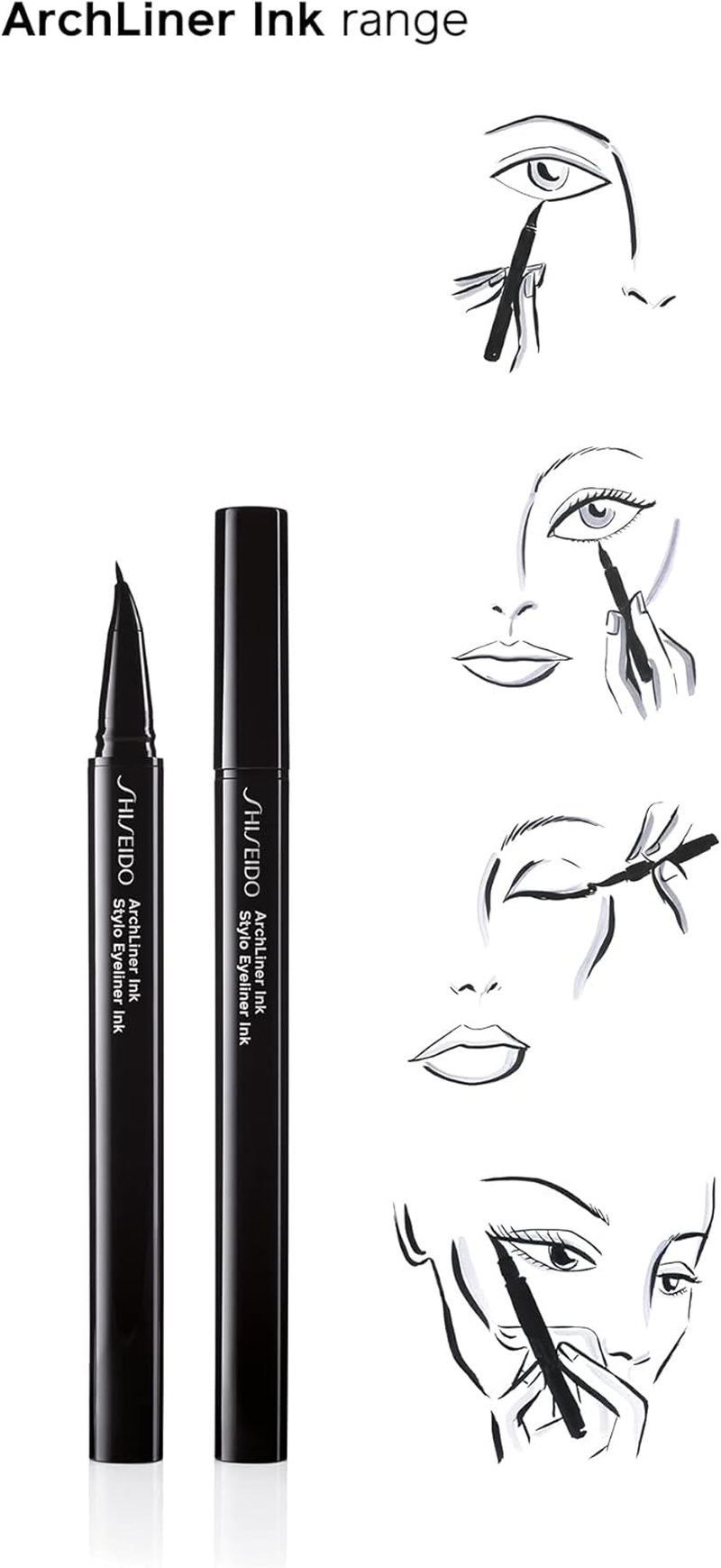 Shiseido Ink Artist Eyeliner Shibui Black, 0.8 G - Birodo Green image number 2