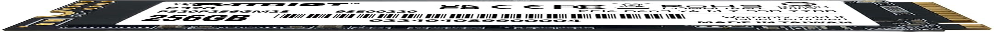 Patriot P320 256GB Internal SSD - Nvme Pcie Gen 3X4 - M.2 2280 - Solid State Drive - P320P256GM28 image number 5