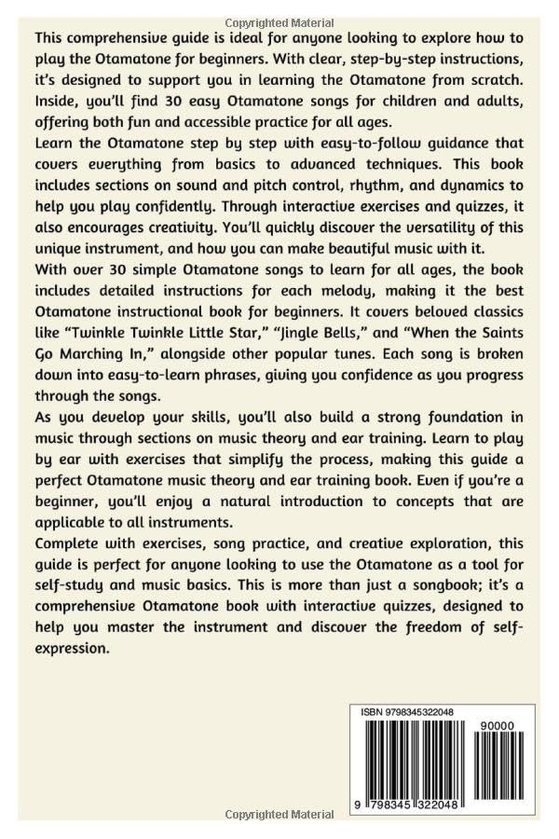 How to Play Otamatone: a Beginner'S Guide to Mastering the Otamatone with 30 Songs, Techniques, and Interactive Exercises