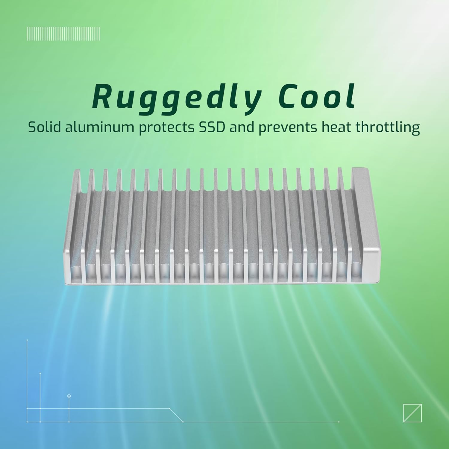 OWC 1TB 1M2 Portable Nvme Thunderbolt (USB-C) USB 4 Ultra Fast External SSD Drive with Aluminum Heatsink Enclosure image number 4