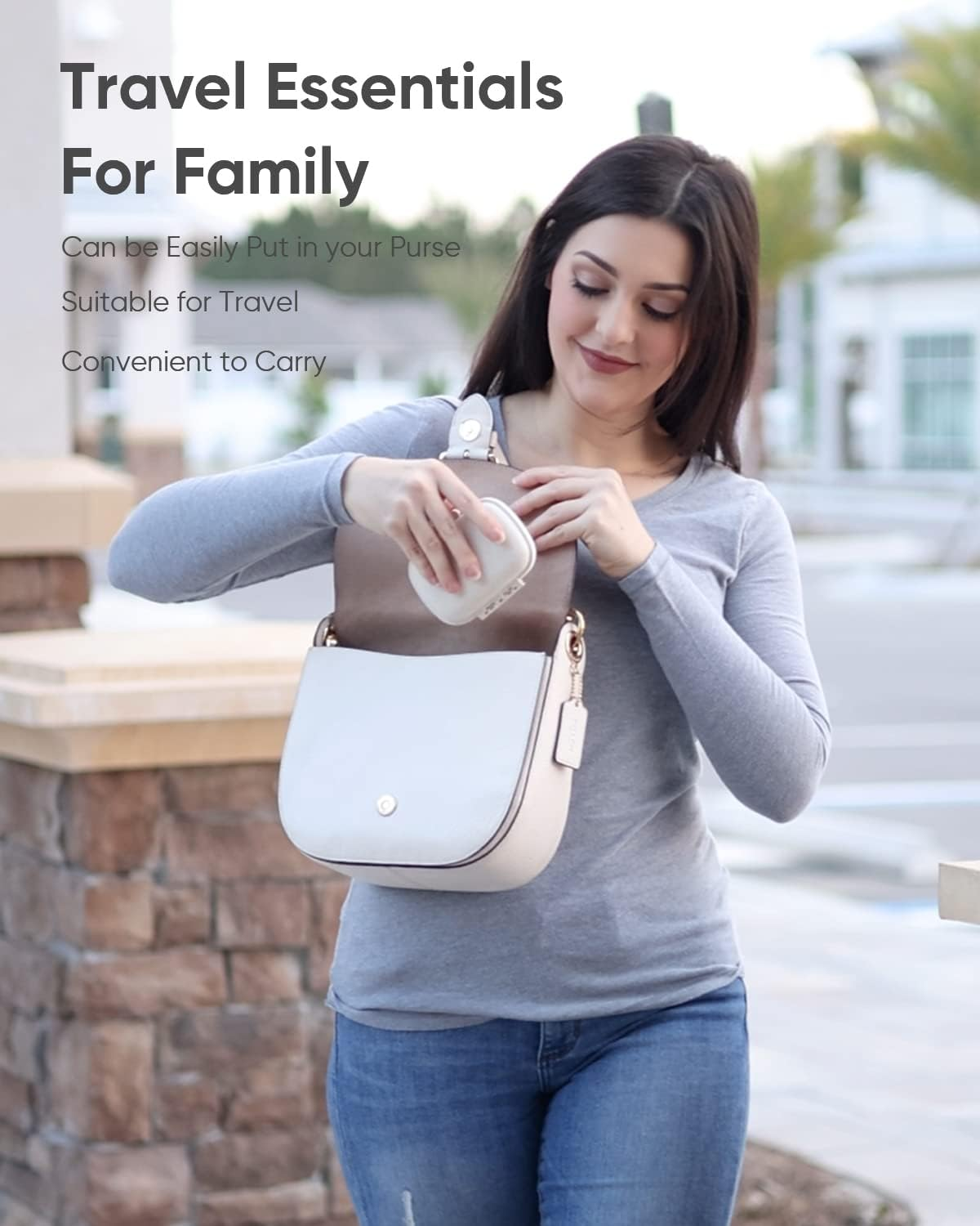 Daily Pill Organizer, 8 Compartments Portable Pill Case, Pill Box to Hold Vitamins, Cod Liver Oil, Supplements and Medication (3-Khaki) - 3-Khaki image number 6