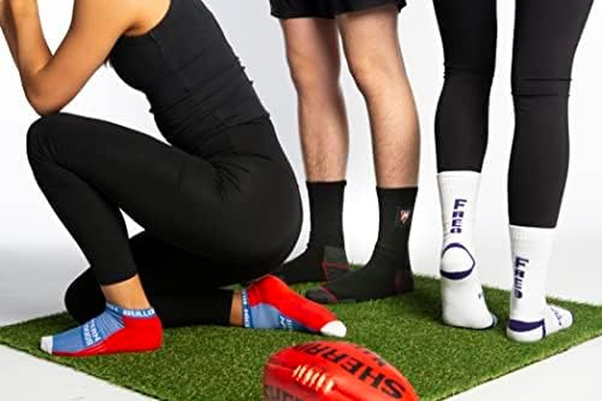 AFL Sydney Swans Comfortable Soft Feel Supporter Supporter Bed Socks 3 Pair | Australain Football League image number 5