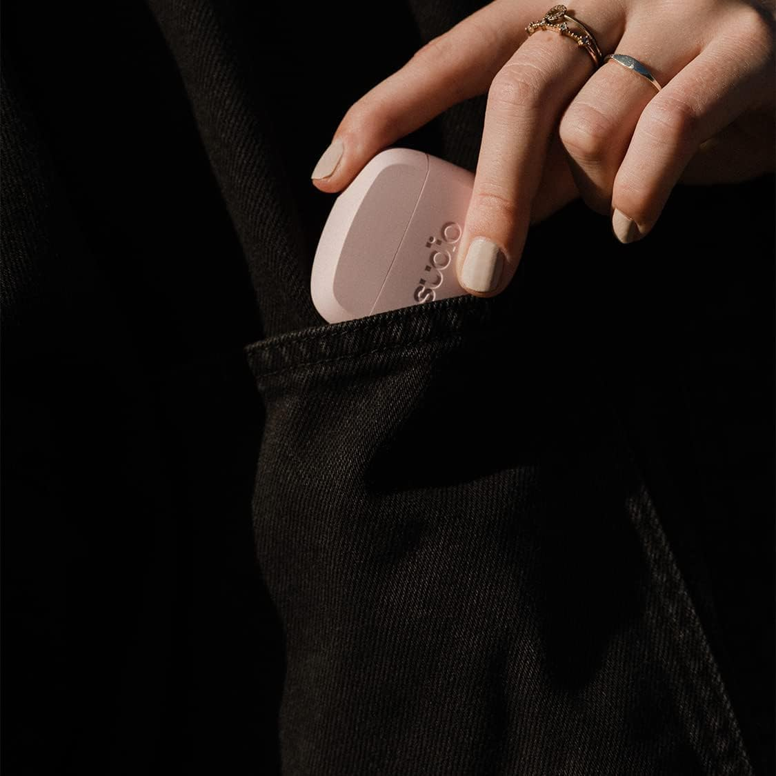 SUDIO N2 (Pink) Wireless Earphones, Bluetooth 5.3, Ios and Android Compatible, IPX4 Level, Waterproof Design, Scandinavian Design, Sdgs, Sustainable, Gift