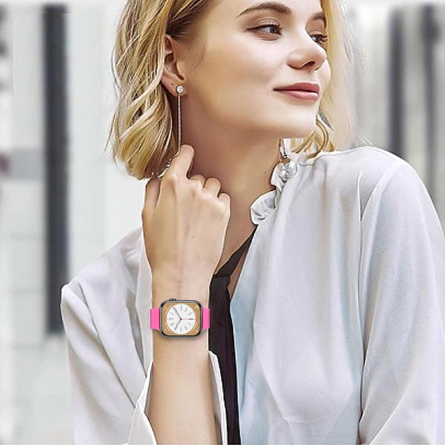 Tiorecime 15 Pack Bands Compatible with Apple Watch Band 38Mm 40Mm 41Mm 42Mm 44Mm 45Mm 49Mm for Women Men, Waterproof Soft Silicone Sport Replacement Strap for Iwatch Series Ultra 8 7 6 5 4 3 2 1 SE