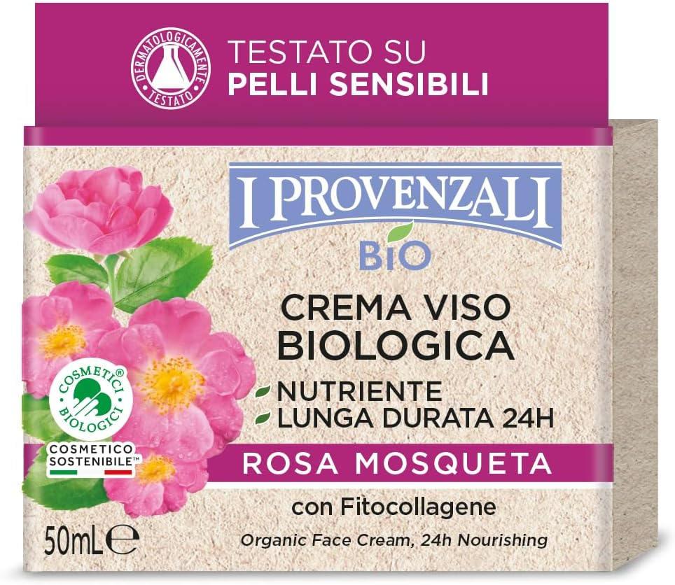 I Provenzali Crema Biologica Nutriente Alla Rosa Mosqueta 50M Con Burro Di Karit&egrave;