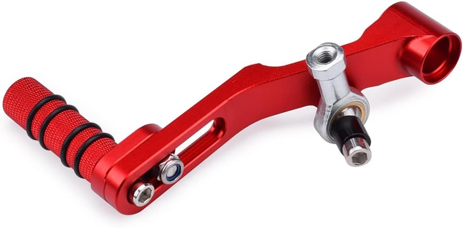 Motorbike Accessories Shifter Pedal Toe Pegs Left Gear Shift Lever Compatible with Honda CB500X CBR500R CB500F CBR400R CB400X CB400F NX400 NX500 (Red)