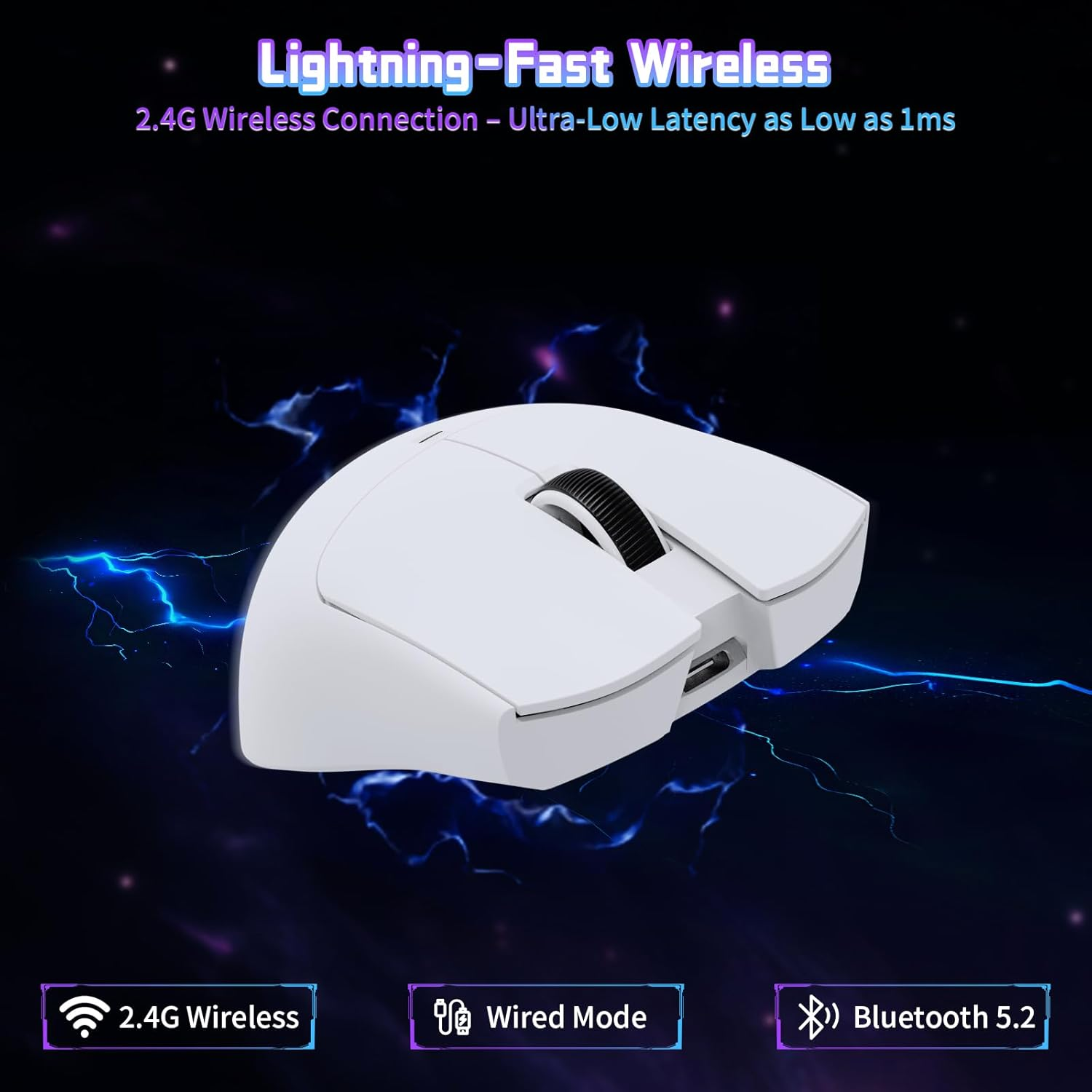 ATTACK SHARK X11SE Gaming Mouse (White)