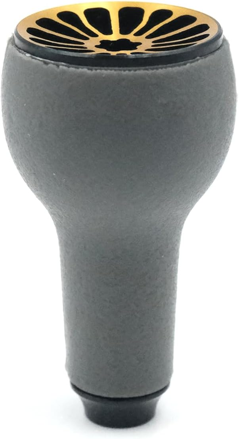 TPE Grey Reel Power Knob 27Mm Compatible for Shimano Daiwa Spinning & Baitcasting Reel image number 4