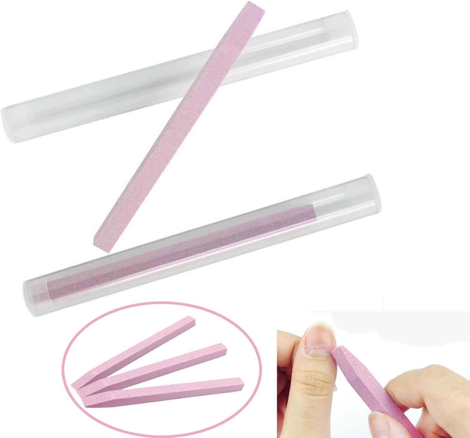 Amaezorx 3 Pcs Professional Nail Engraving Pen & Cuticle Pusher Set - Multi-Functional Manicure Tools for Nail Art Care, Home & Salon Use image number 1