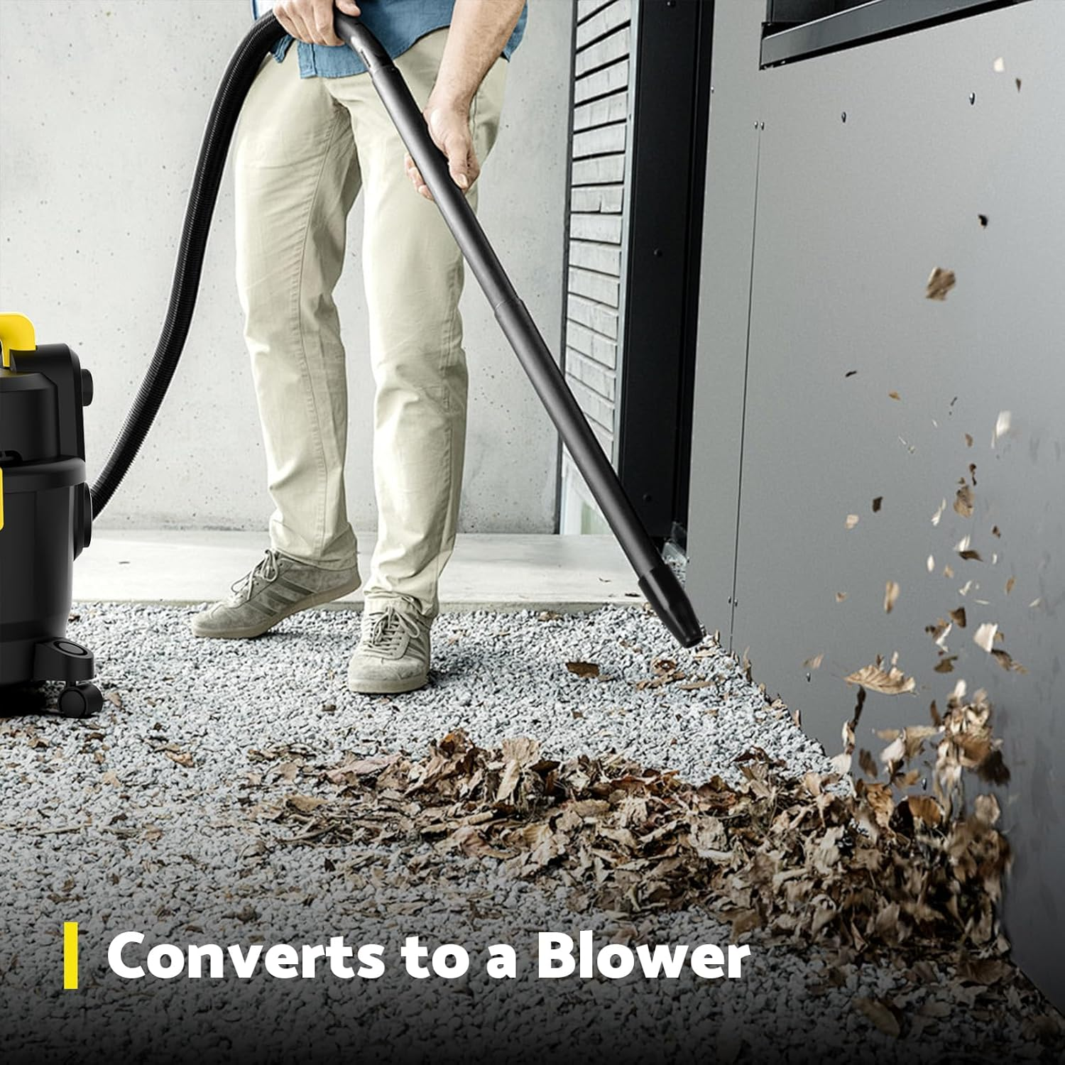 ADVWIN Wet/Dry Vacuum Cleaner, 18L 1000W with High-Energy Filter System Waterproof Body for Workshops, Car Washes, Homes, Yards, Garden image number 6