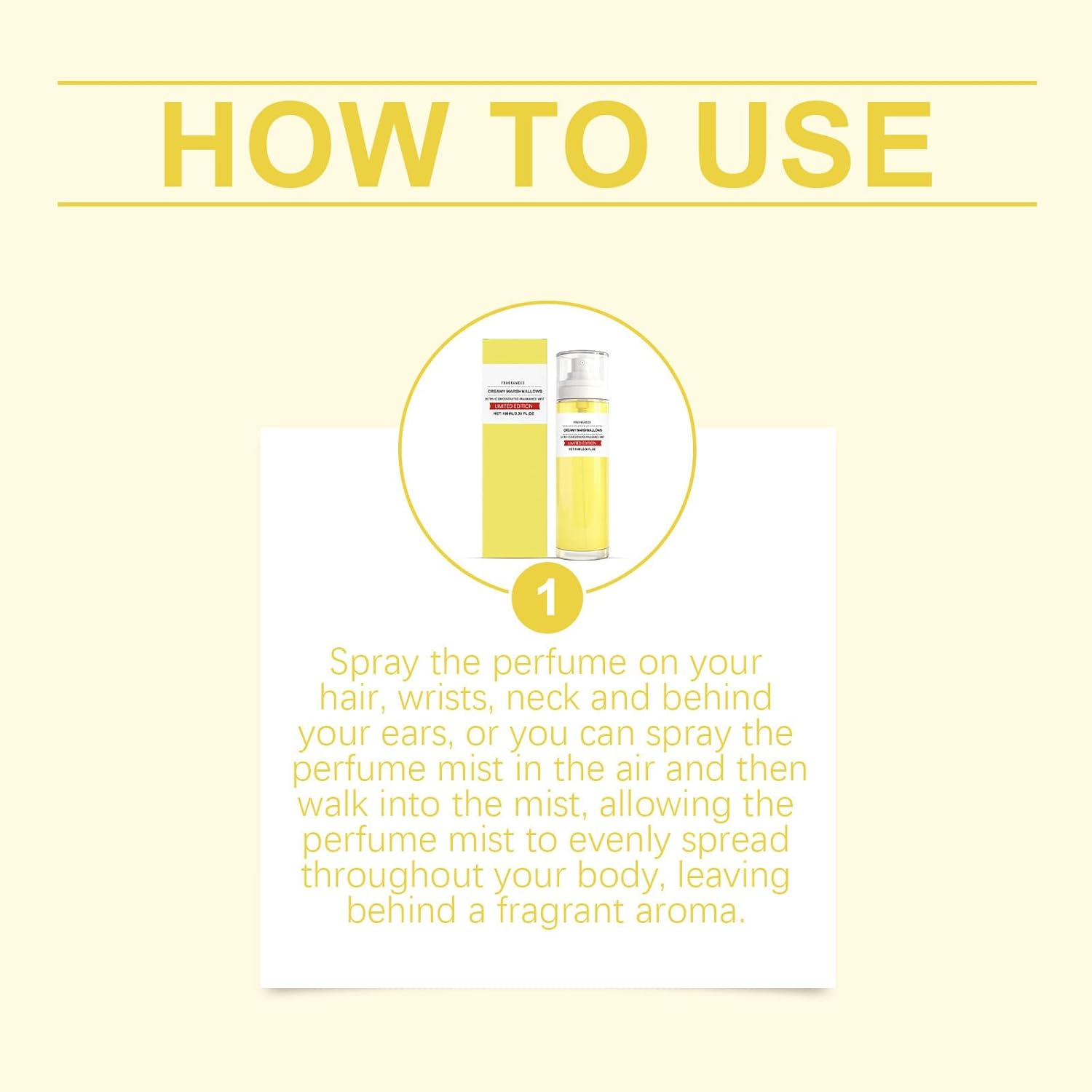 Cotton Marshmallow Scented Body Mist &ndash; Sweet & Soft Fragrance Spray for Long-Lasting Freshness (2Pcs)