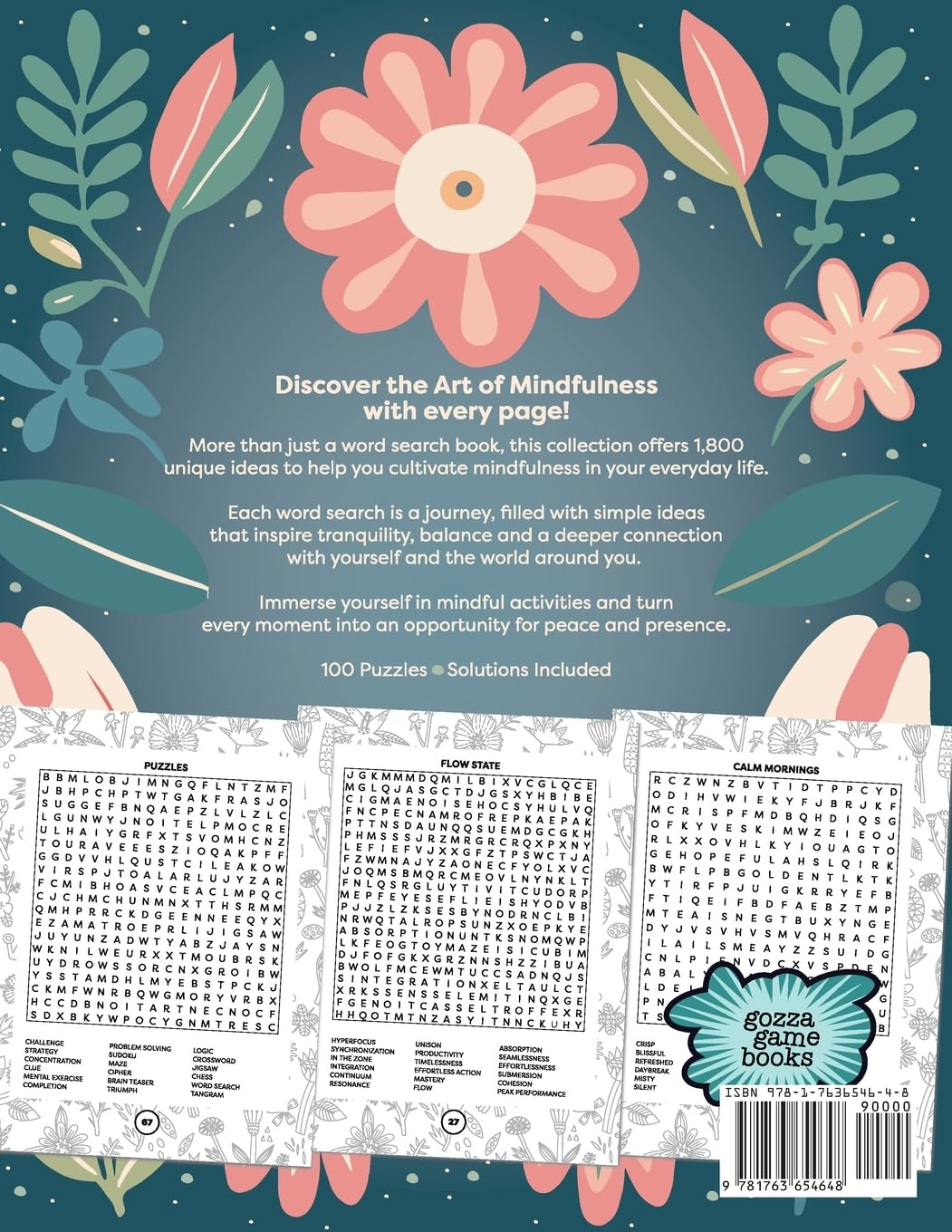 Mindfulness Word Search for Adults: Relaxing Puzzle Book for Stress & Anxiety Relief | Create Calm & Positivity in Your Life image number 1