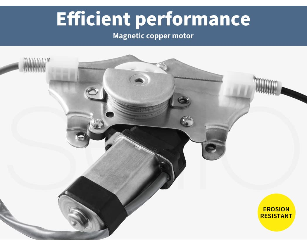 Manan Electric Window Regulator RH Rront Right Motor for Ford Falcon AU BA BF image number 2