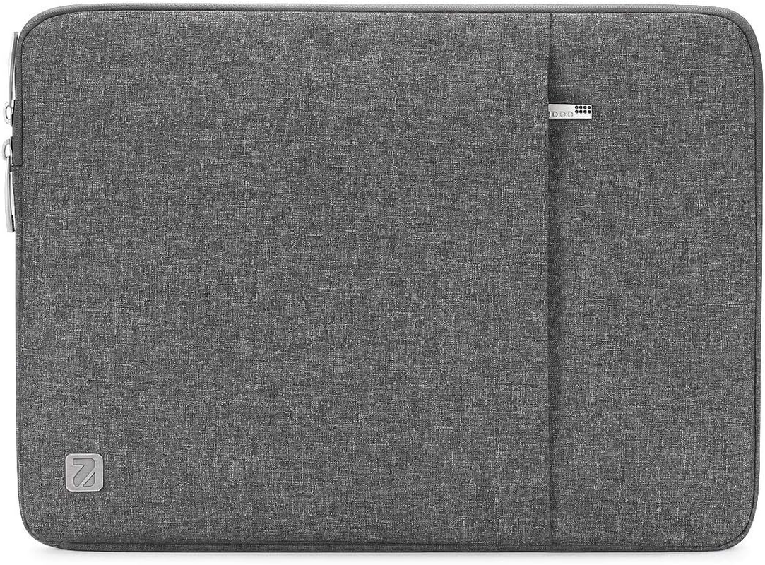 NIDOO 15.6 Inch Laptop Sleeve Case Water-Resistant Protective Cover Portable Computer Carrying Bag Pouch for 15.6" Lenovo Thinkpad T580 / 15.6" Lenovo Thinkpad X1 Extreme / 15.6" Acer Swift 3, Grey image number 2