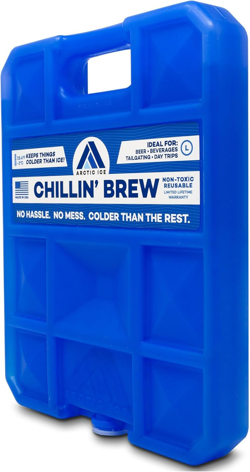 Arctic ICE Chillin' Brew Series, Long Lasting Reusable Ice Pack, Blue image number 6