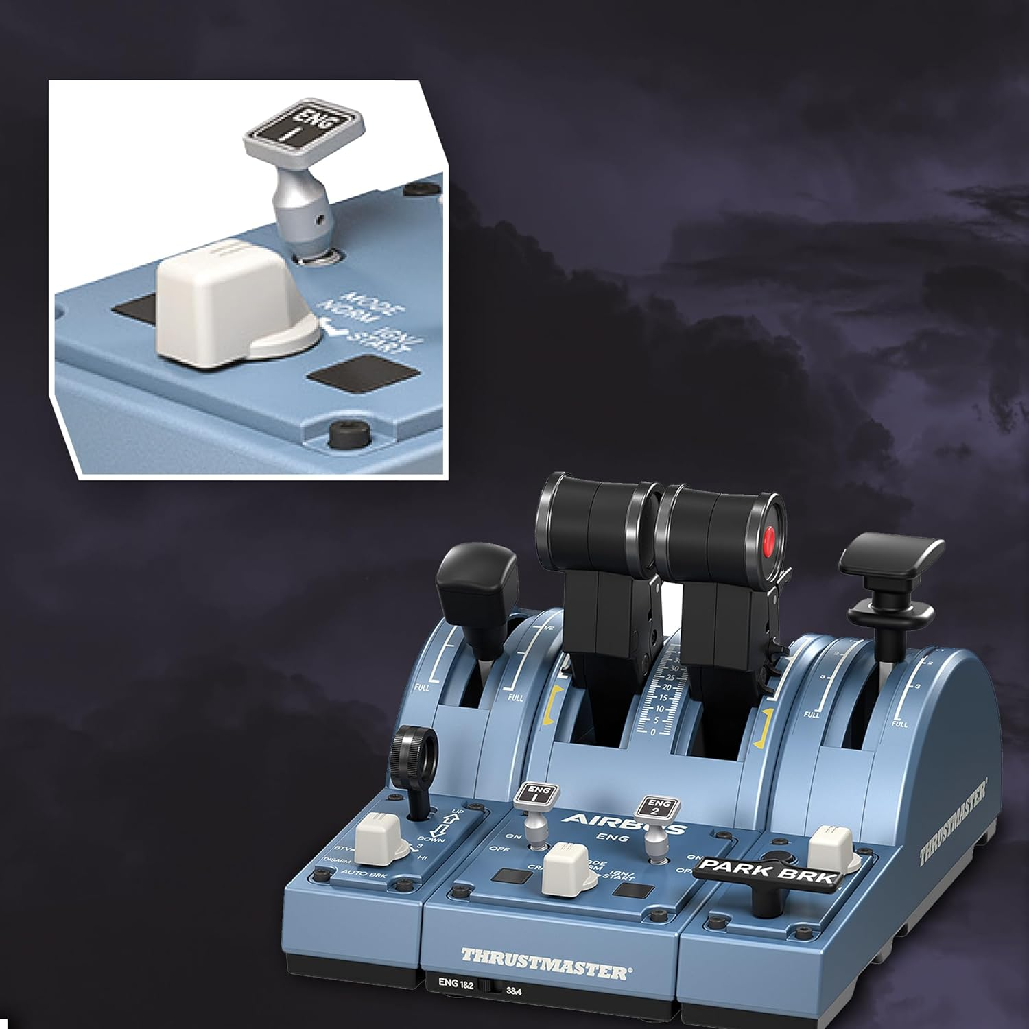 Thrustmaster TCA Captains Pack Airbus X Edition - Grey Flight Controller Joystick with 31 Buttons, USB, Xbox Series X|S, PC image number 2