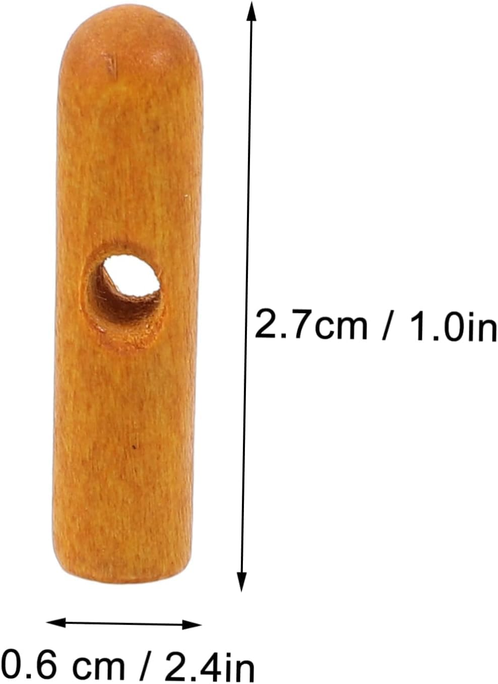 Ksngtixe 10PCS Wooden Umbrella Tail Beads - Long Handle Replacement Parts for Sunshade & Rain Umbrellas, UV Protection Repair Beads with Fun Designs for Enhanced Appeal image number 1