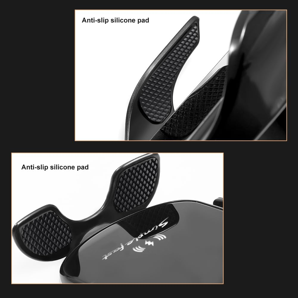 Wireless Car Charger,Qi 15W Fast Charging Electric Car Phone Holder Mount Automatic Clamping Vent Clip Windshield Dashboard for Iphone 17 16 15 14 13 12 Pro Max Samsung S25 S24 S23 Ultra Pixel Huawei image number 6