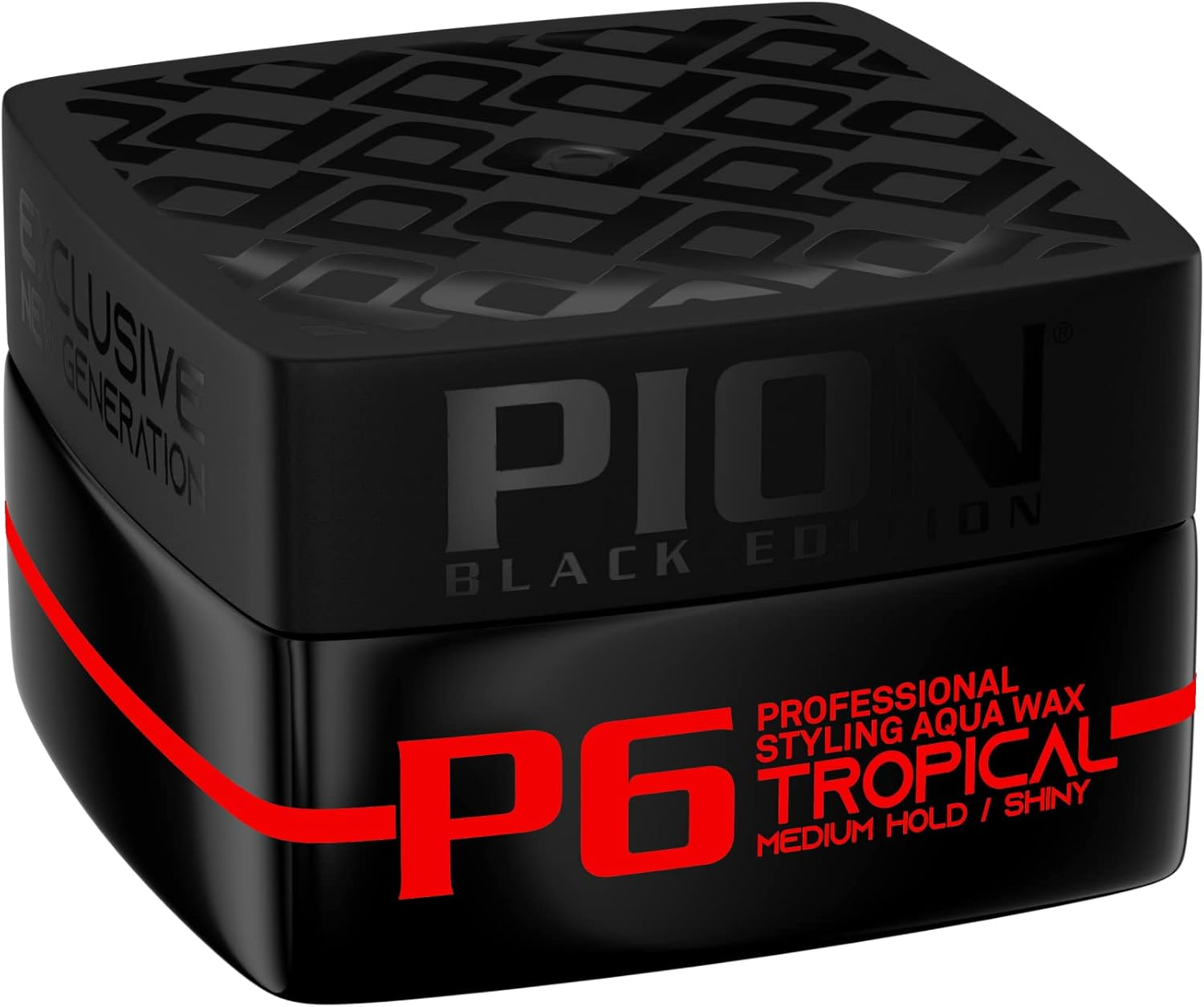 Pion P6 | Tropical Hair Styling Wax, Aqua Series | Medium Hold, Volumizing Wax | Natural Look, Smooth Finish image number 4